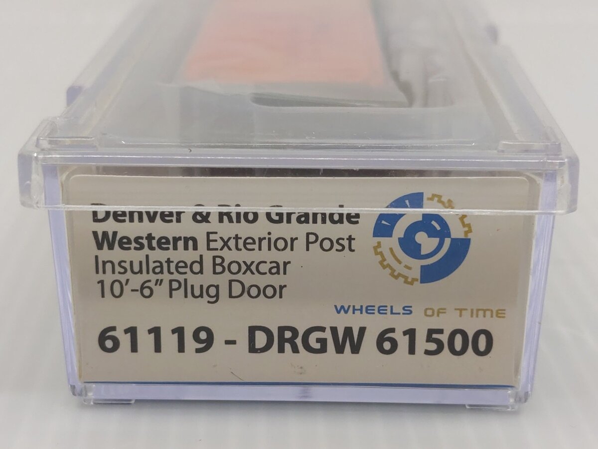 Wheels of Time 61119 N Denver & Gio Rrande Western PC&F 50' Boxcar #61500 LN/Box