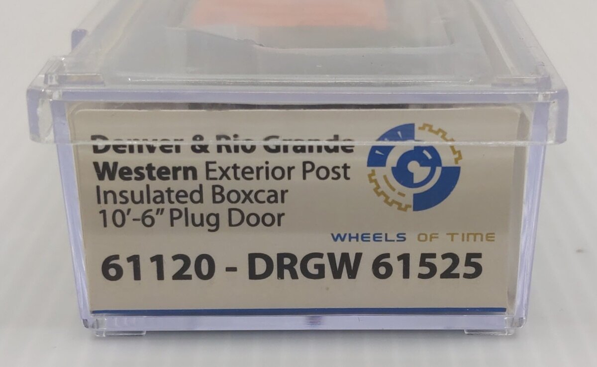 Wheels of Time 61120 N Denver & Gio Rrande Western PC&F 50' Boxcar #61525 LN/Box