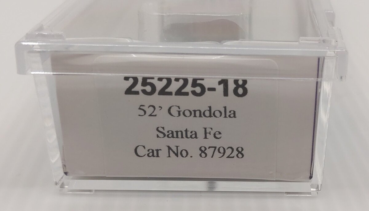 Trainworx Inc 25225-18 N Santa Fe 52' 6" Corrugated Gondola #87928