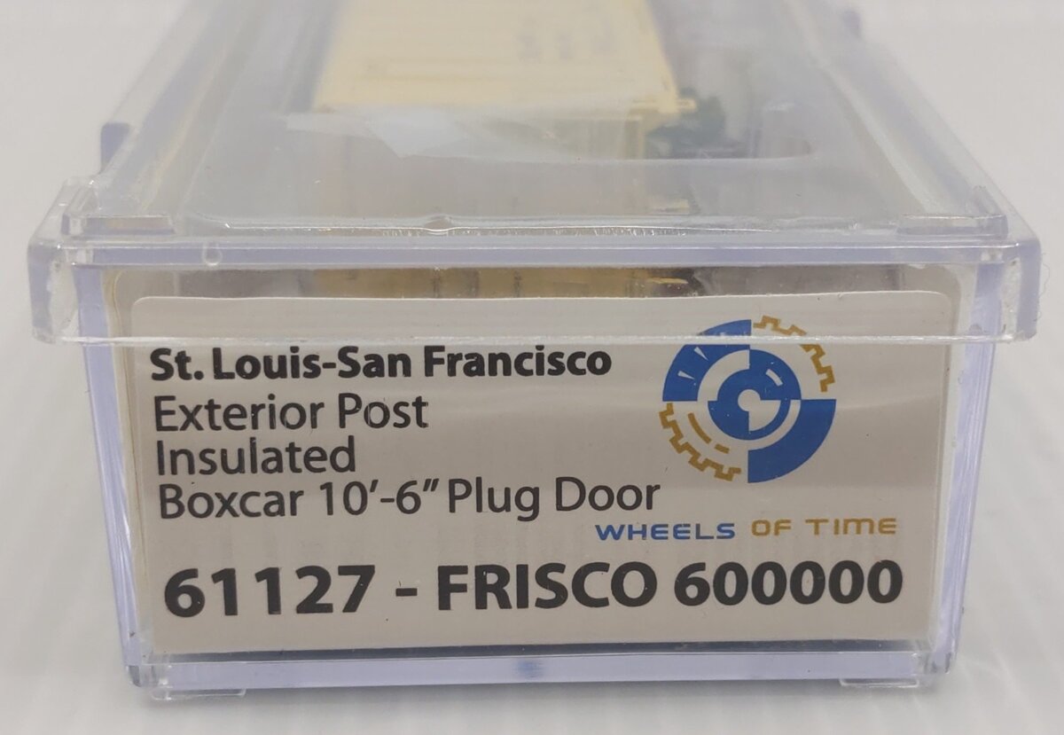 Wheels of Time 61127 N St. Louis San Francisco PC&F 50' Boxcar #600000 LN/Box