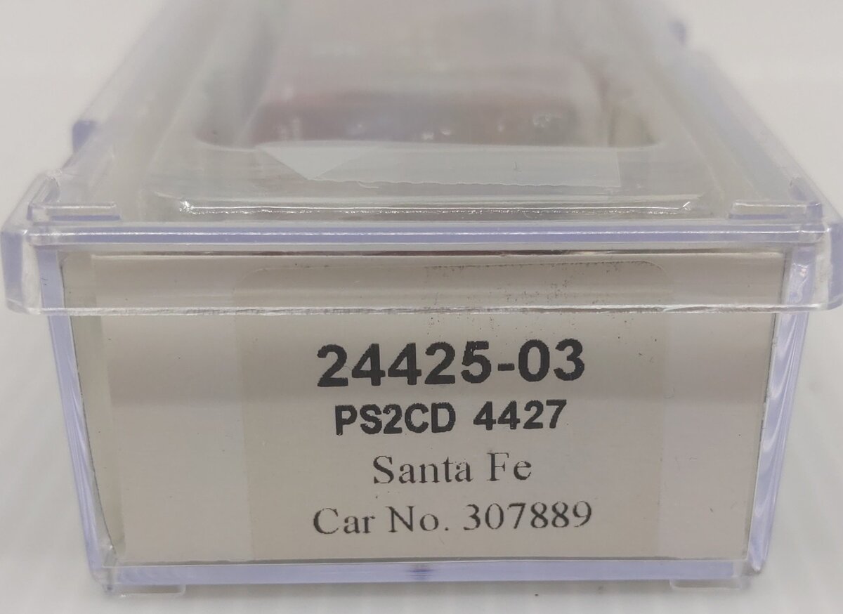 Trainworx Inc 24425-03 N Santa Fe PS2CD 4427 Covered Hopper #307889