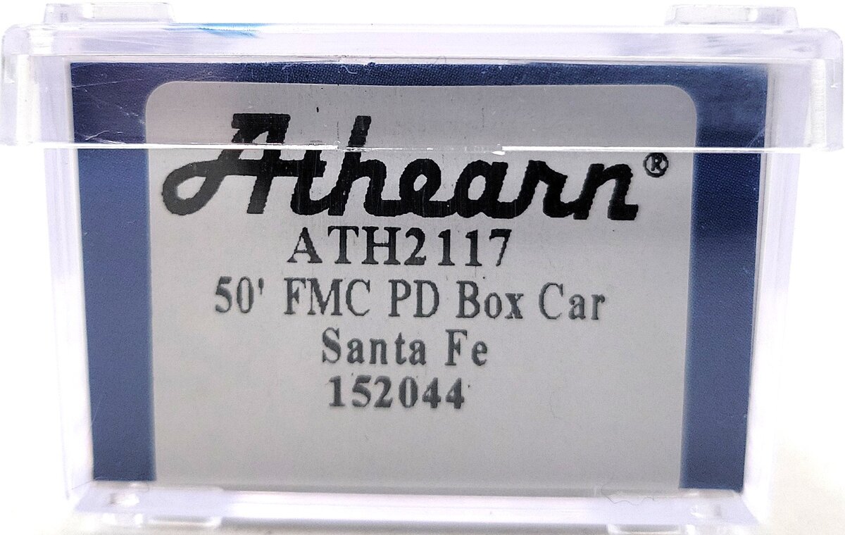 Athearn 2117 N Scale Sana Fe 50' FMC Superior Plug Door Boxcar #152044