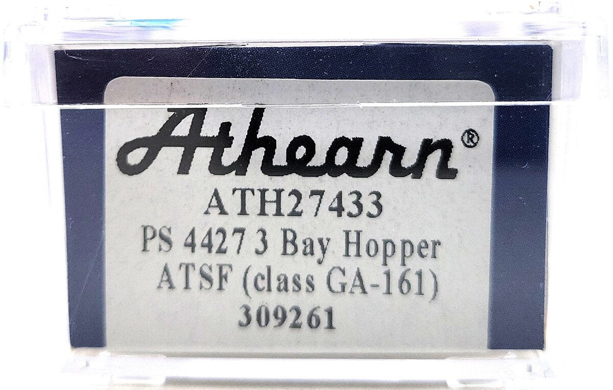 Athearn 27433 N Scale ATSFPS 4427 3 Bay Covered Hopper #309261 LN/Box