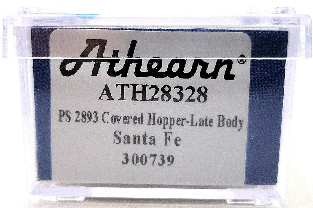 Athearn 28328 N Santa Fe PS-2 2893 3-Bay Covered Hopper #300739 LN/Box