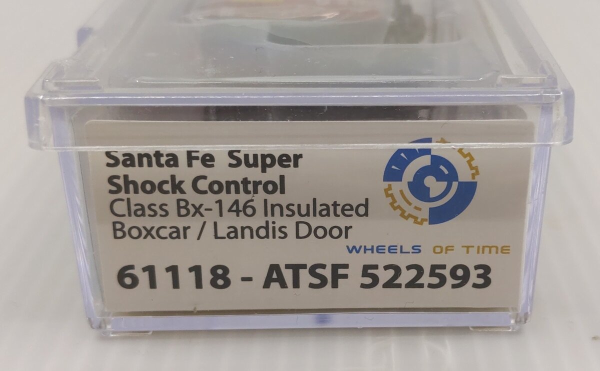 Wheels of Time 61118 N Scale ATSF 50' Boxcar #522593
