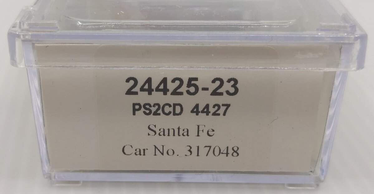 Trainworx Inc 24425-23 N Santa Fe PS2-CD High-Side Covered Hopper #317048