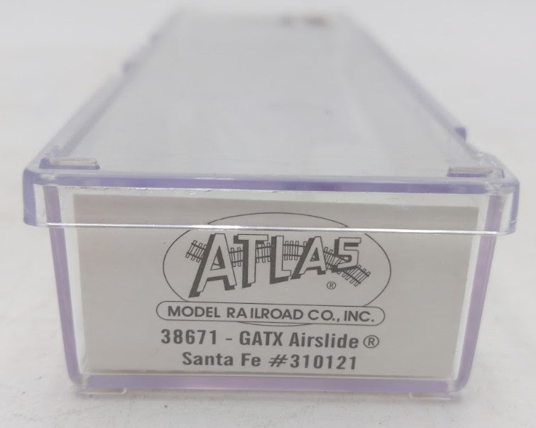 Atlas 38671 N Scale Atchison Topeka Santa Fe GATX Airslide Hopper #310121 LN/Box