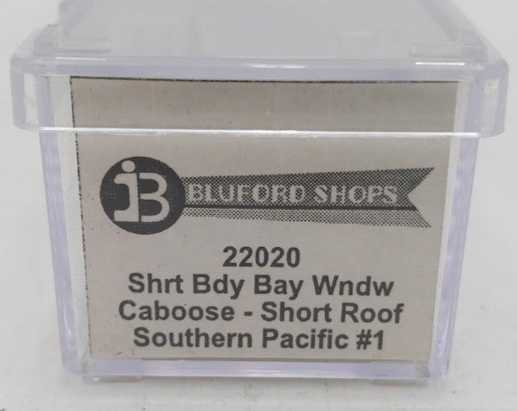 Bluford Shops 22020 N Scale Southern Pacific Short Body Bay Window Caboose #1/Box