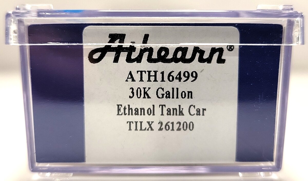 Athearn 16499 N TILX/Green 30,000 Gallon Ethanol Tank #261200 LN/Box