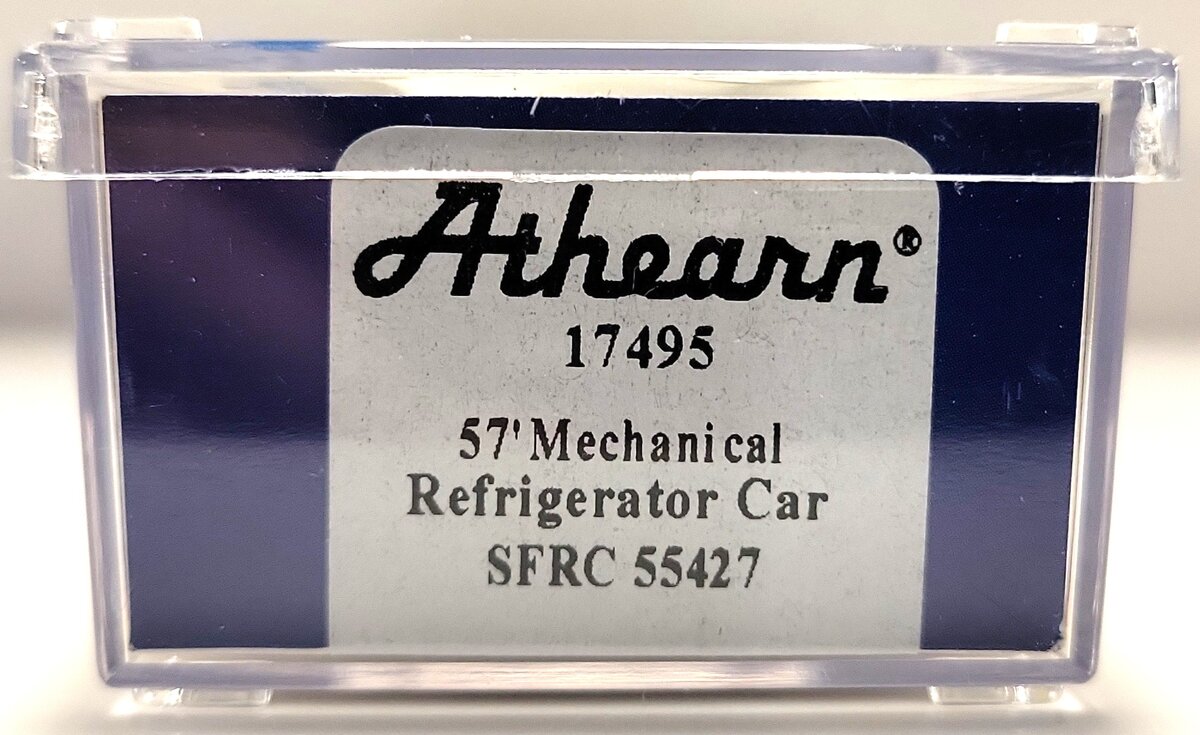 Athearn 17495 N Santa Fe 57' Mechanical Reefer #55427 EX/Box