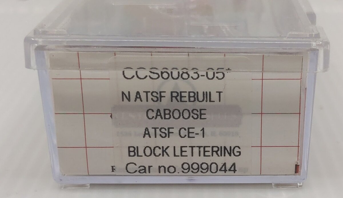 Centralia Car Shops CCS6083-05 N Scale ATSF CE-1 Caboose #999044 LN/Box