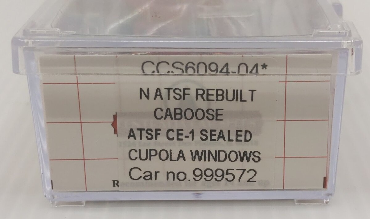 Centralia Car Shops CCS6094-04 N Scale ATSF CE-1 Caboose #999572 LN/Box