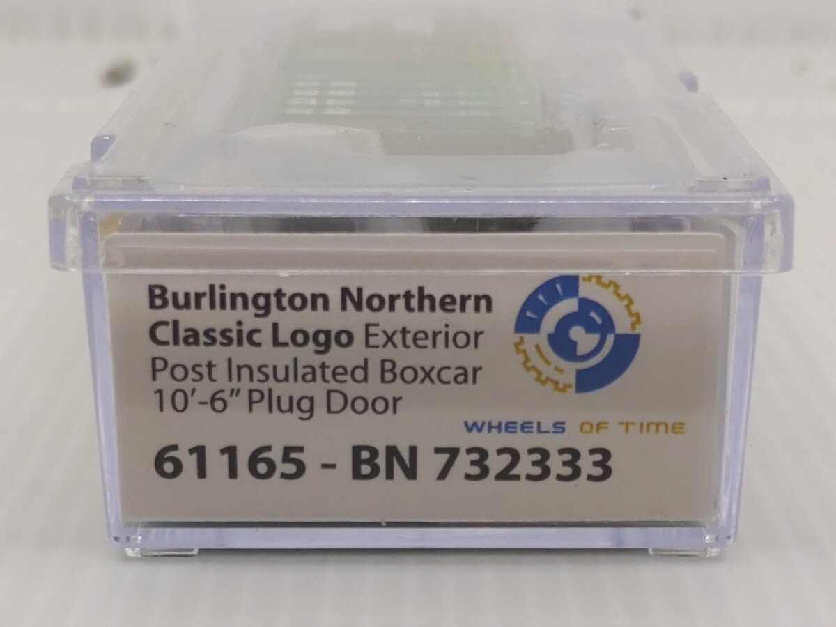 Wheels of Time 61165 N Burlington Northern PC&F 50' Boxcar #732333 LN/Box