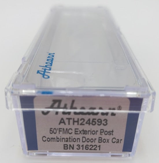 Athearn ATH24593 N Scale Burlington Northern 50' FMC Combo Door Box Car #316221 LN/Box
