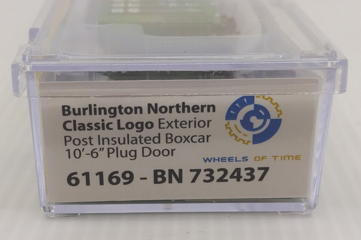 Wheels of Time 61169 N Burlington Northern PC&F 50' Boxcar #732437 LN/Box