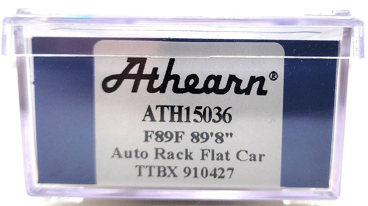 Athearn 15036 N Frisco/TTBX F89-F Bi-Level Auto Rack #910427 LN/Box