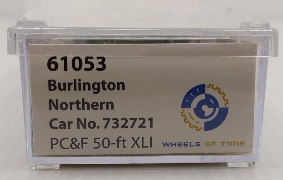 Wheels of Time 61053 N Scale Burlington Northern PC&F Boxcar #732721