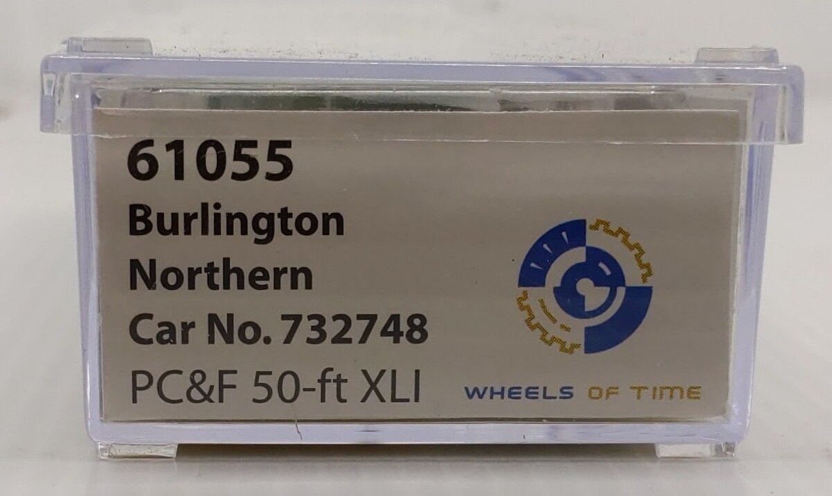 Wheels of Time 61055 N Scale Burlington Northern PC&F Boxcar #732748