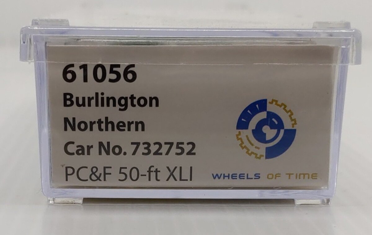 Wheels of Time 61056 N Scale Burlington Northern PC&F Boxcar #732752