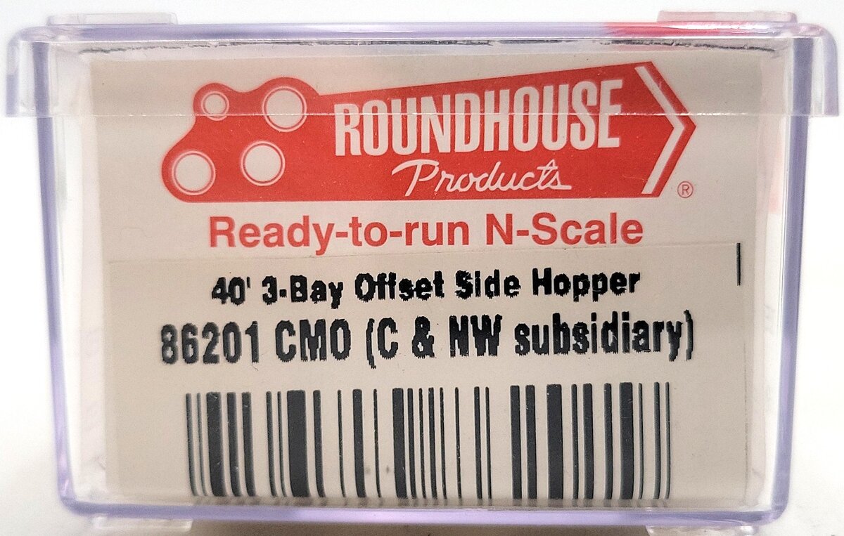 Roundhouse 86201 N Scale CMO 40' Offset Side 3-Bay Hopper #49733 LN/Box