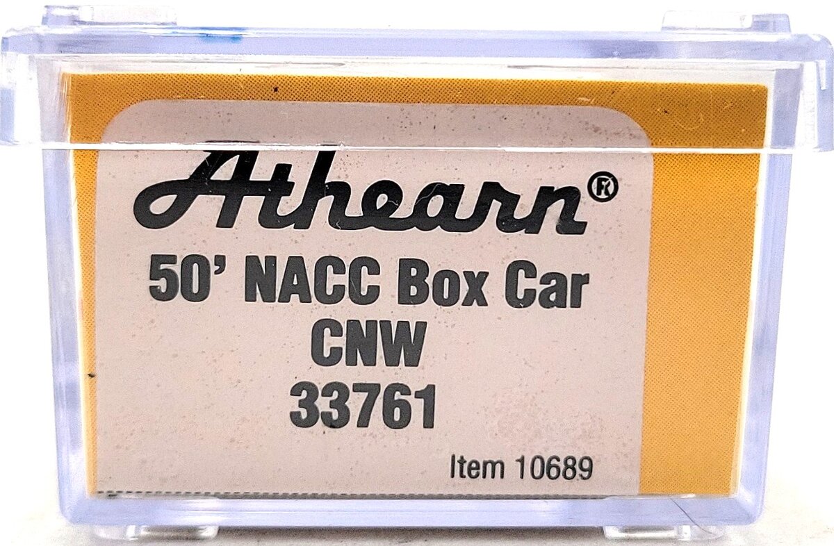 Athearn 10689 N Chicago and North Western 50' NACC Box #33761