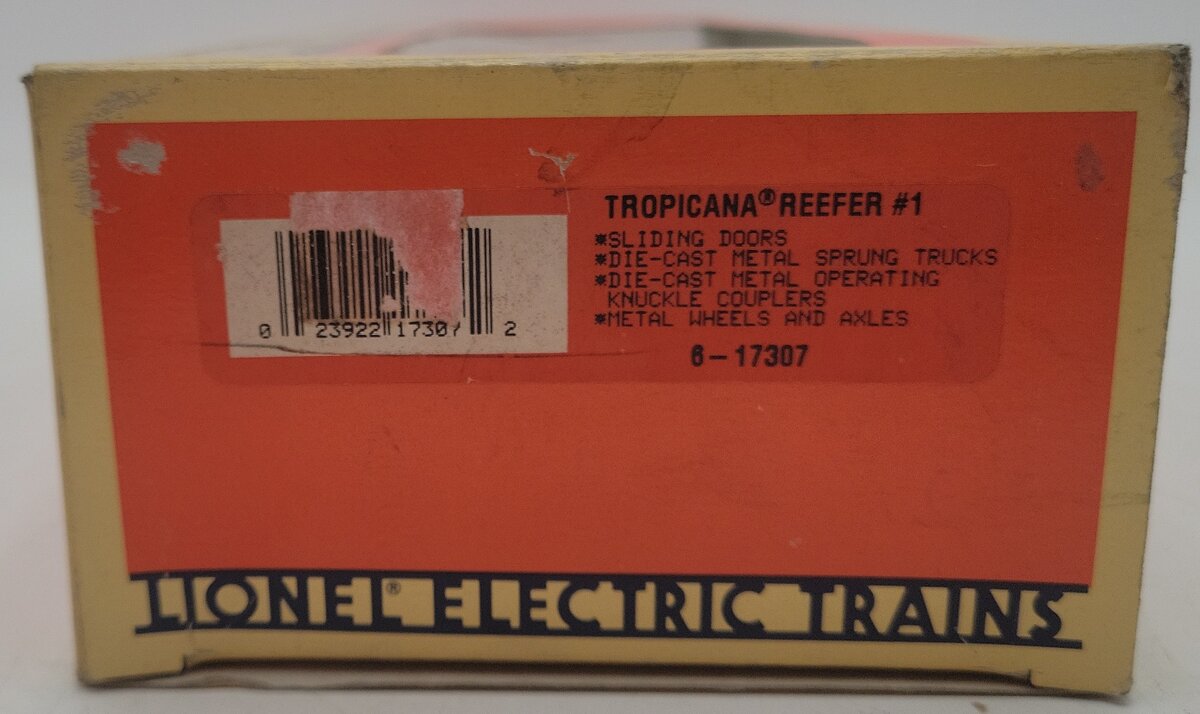 Lionel 6-17307 O Gauge Tropicana Reefer #300 EX/Box
