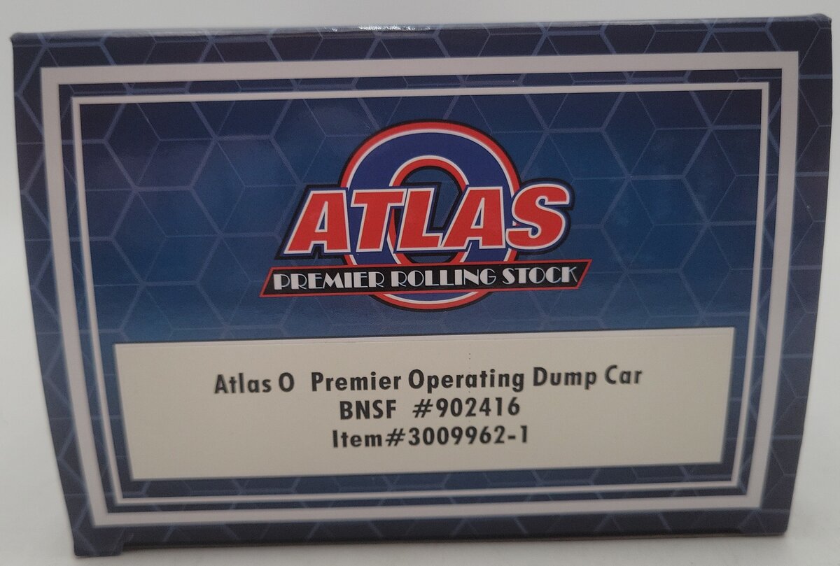 Atlas 3009962 O Burlington Northern Santa Fe Operating Dump Car #902416 EX/Box
