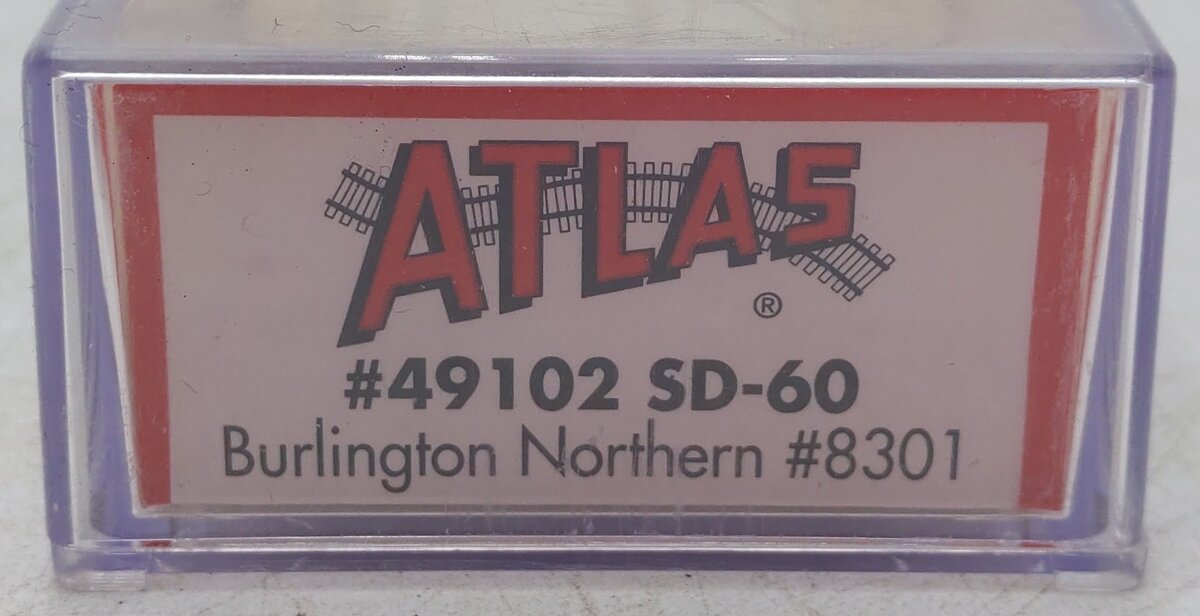 Atlas 49102 N Scale Burlington Northern Powered Diesel Locomotive #8301 EX/Box