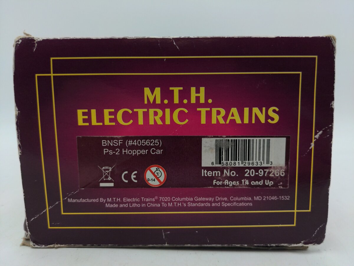MTH 20-97266 BNSF PS-2 Hopper Car #405625