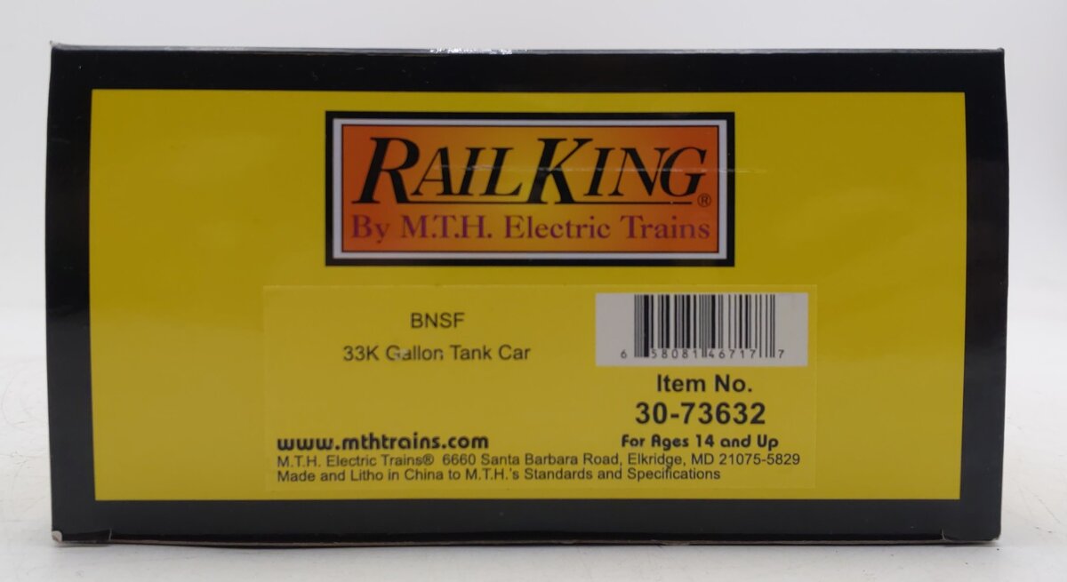 MTH 30-73632 O Gauge BNSF CPDX Chevron 33K Gallon Tank Car #911 EX/Box