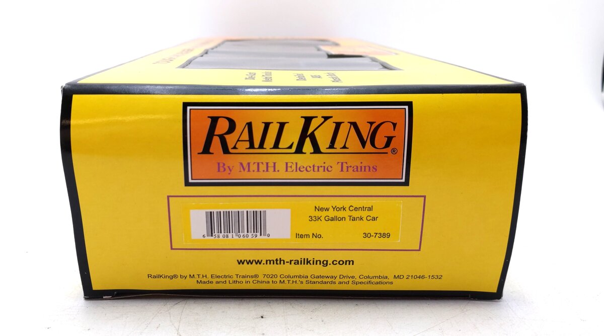 MTH 30-7389 O Gauge New York Central 33,000 Gallon Tank Car #579003 NIB
