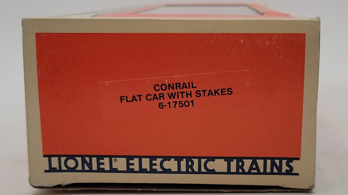 Lionel 6-17501 Conrail Flatcar with Stakes LN/Box