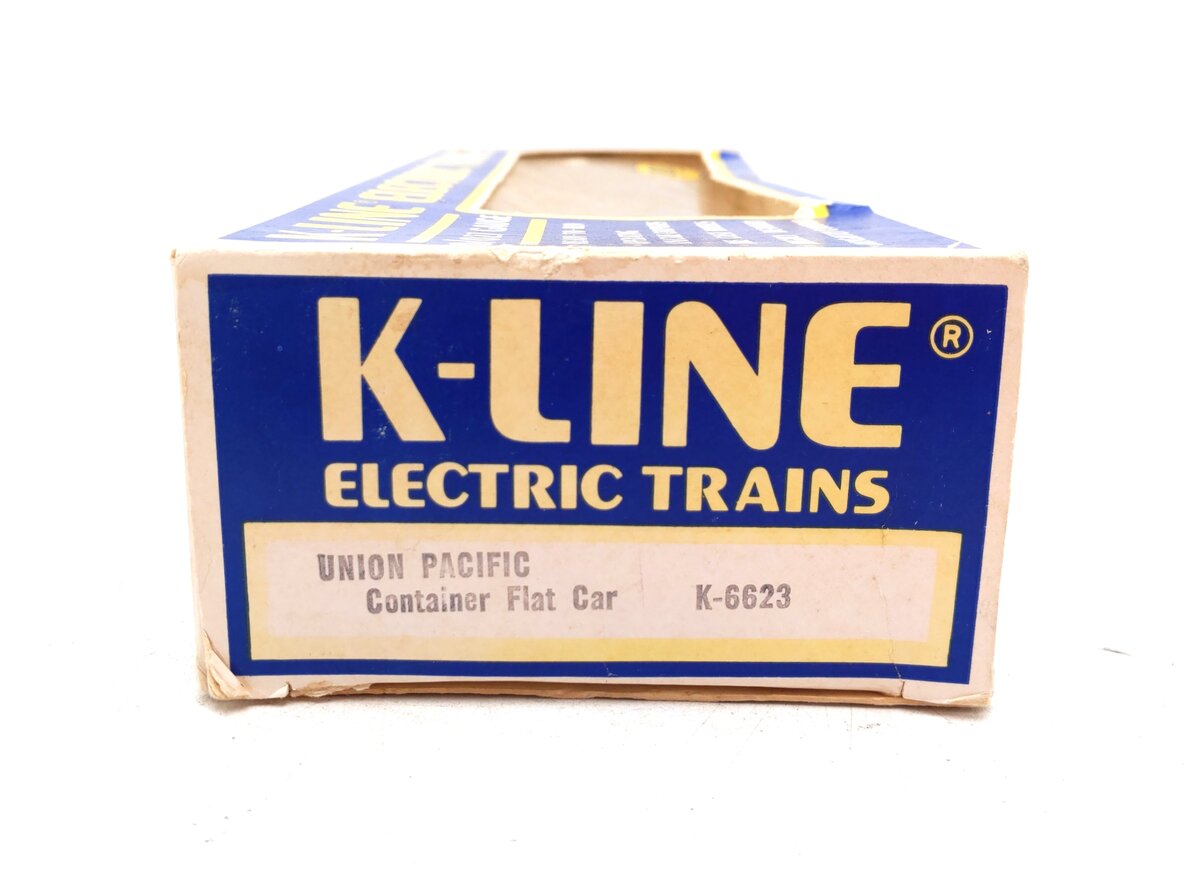 K-Line K6623 Union Pacific Container Flatcar EX/Box