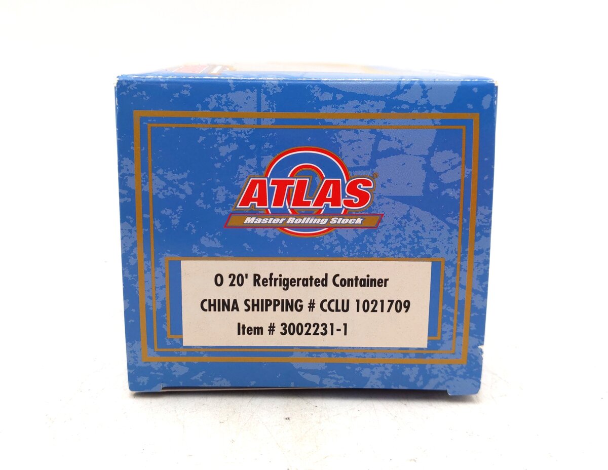 Atlas 3002231-1 O China Shipping 2 Rail 20' Refrigerated Container NIB