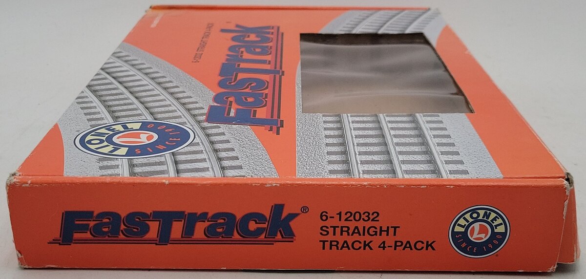 Lionel 6-12032 O Scale Straight FasTrack (Pack of 4) LN/Box