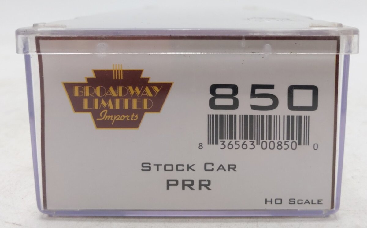 Broadway Limited 850 HO Pennsylvania Railroad Stock Car #134325 EX/Box