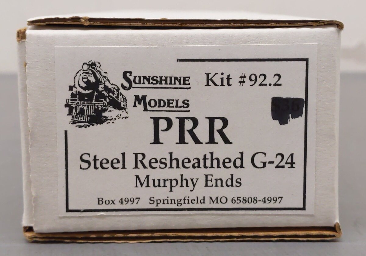 Sunshine Models 92.2 HO Pennsylvania Railroad Steel Resheathed G-24 Gondola Kit LN/Box
