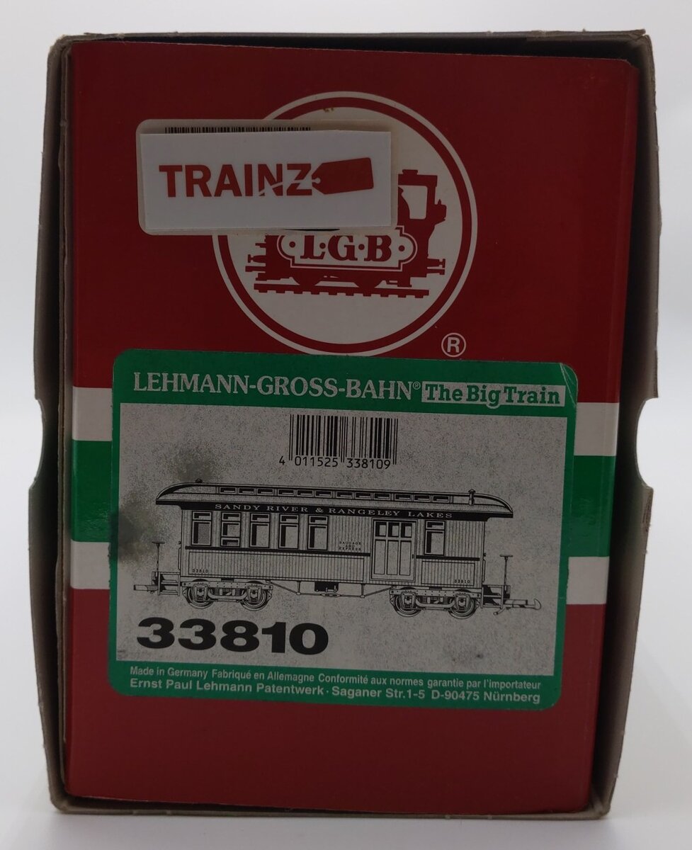 LGB 33810 G Scale Sandy River & Rangeley Lake Combine LN/Box