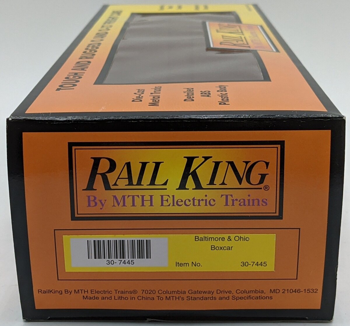 MTH 30-7445 O Gauge Baltimore & Ohio Sentinel Boxcar NIB