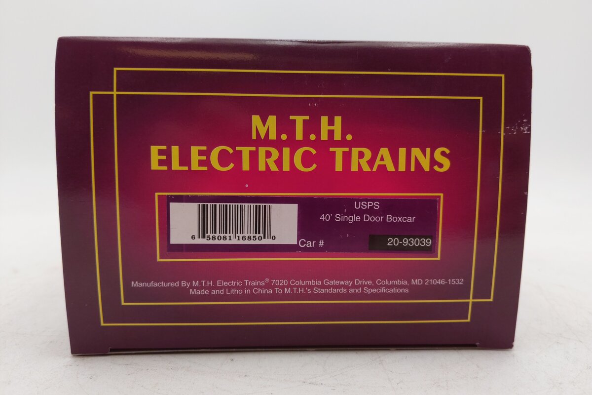 MTH 20-93039 O Gauge USPS 20th Century Limited Boxcar #5445 LN/Box