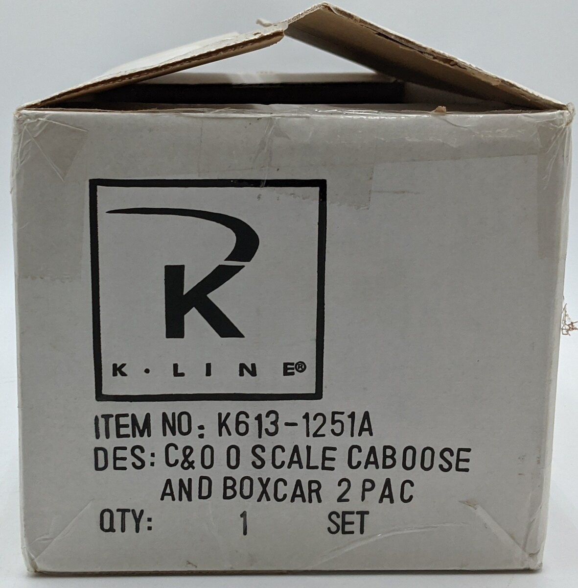K-Line k613-1251A C&O Classic 2-Car Freight Set NIB