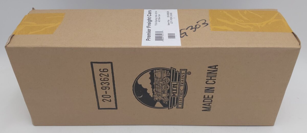 MTH 20-93626 TCA Spring York 2014 40' Boxcar MT/Box