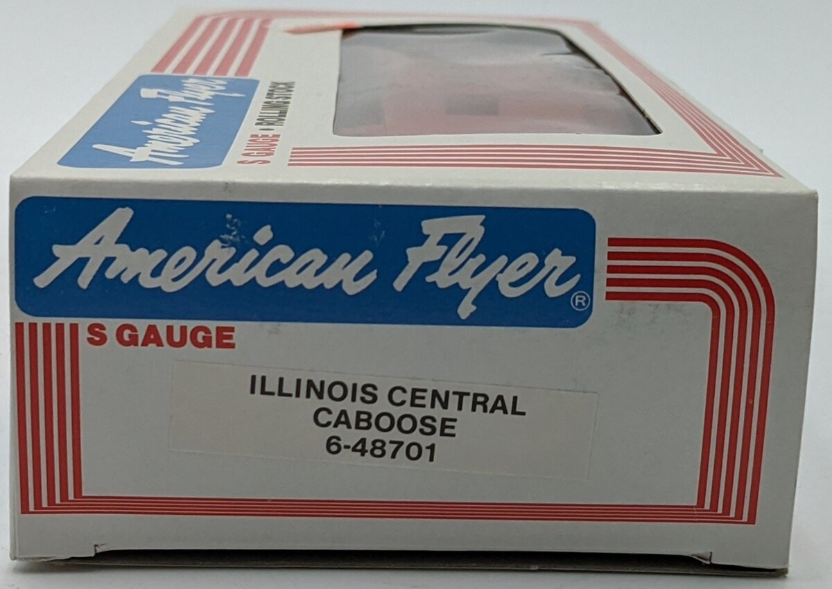 American Flyer 6-48701 S Gauge Illinois Central Gulf Window Caboose NIB