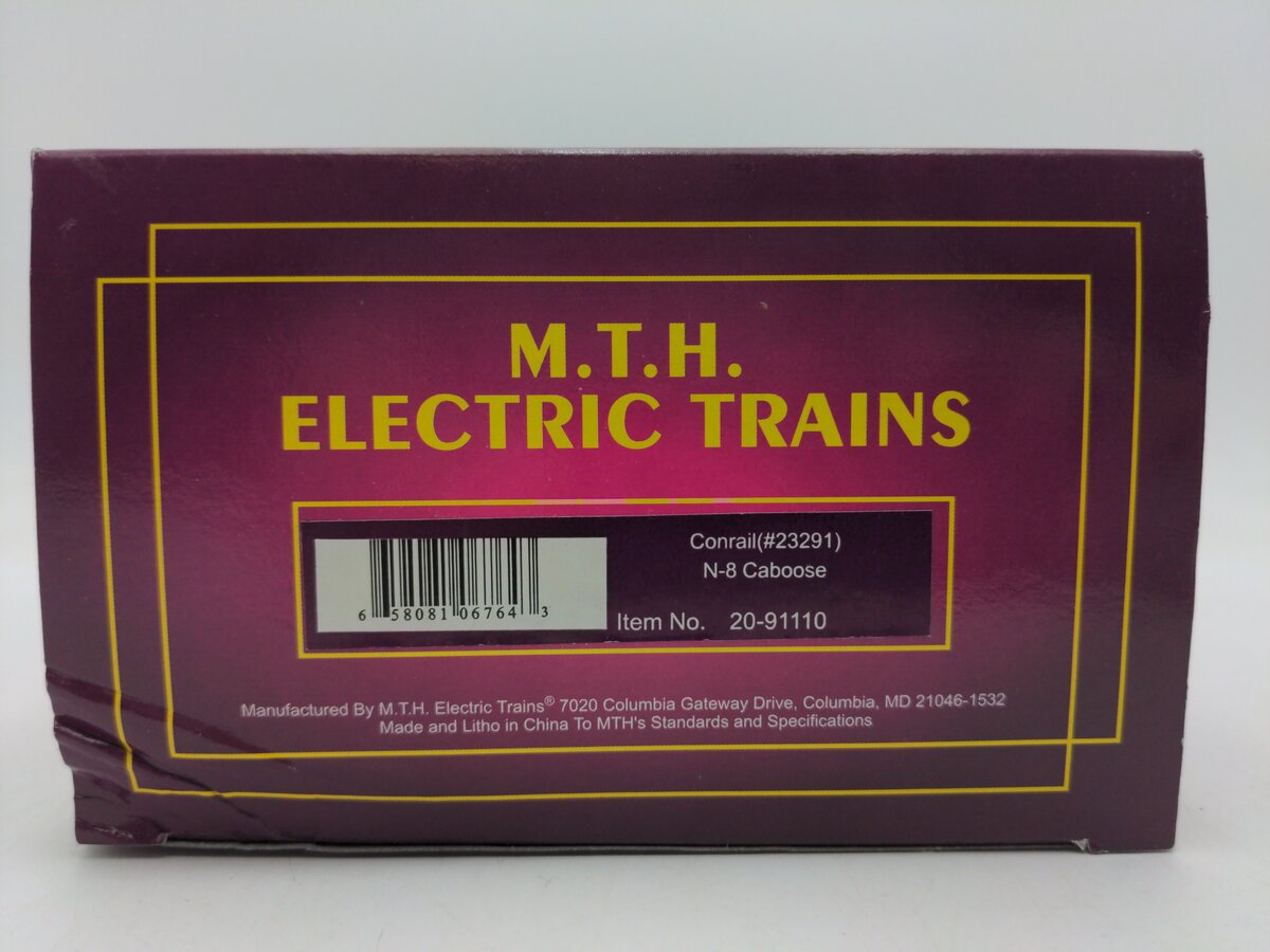 MTH 20-91110 Conrail N-8 Caboose #23291 LN/Box
