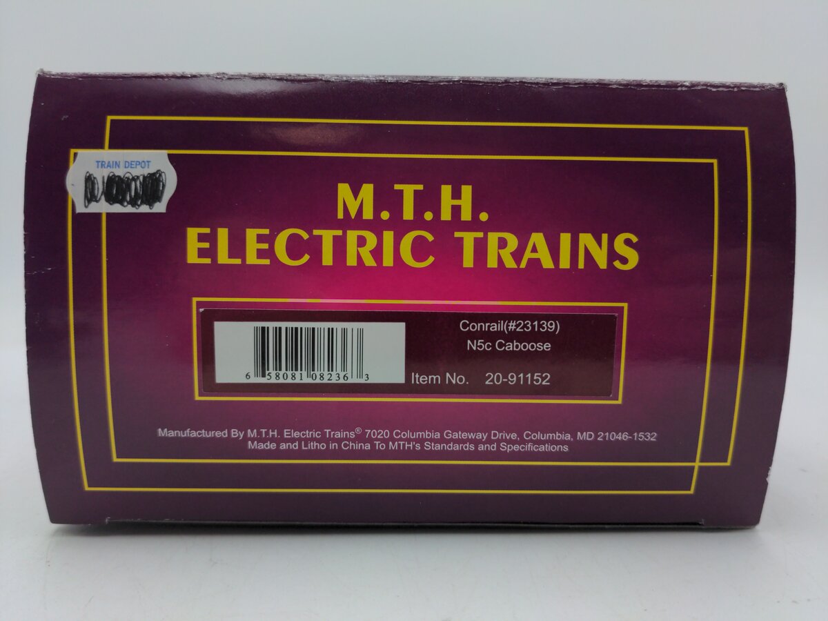 MTH 20-91152 O Gauge Conrail N5c Caboose #23139 LN/Box
