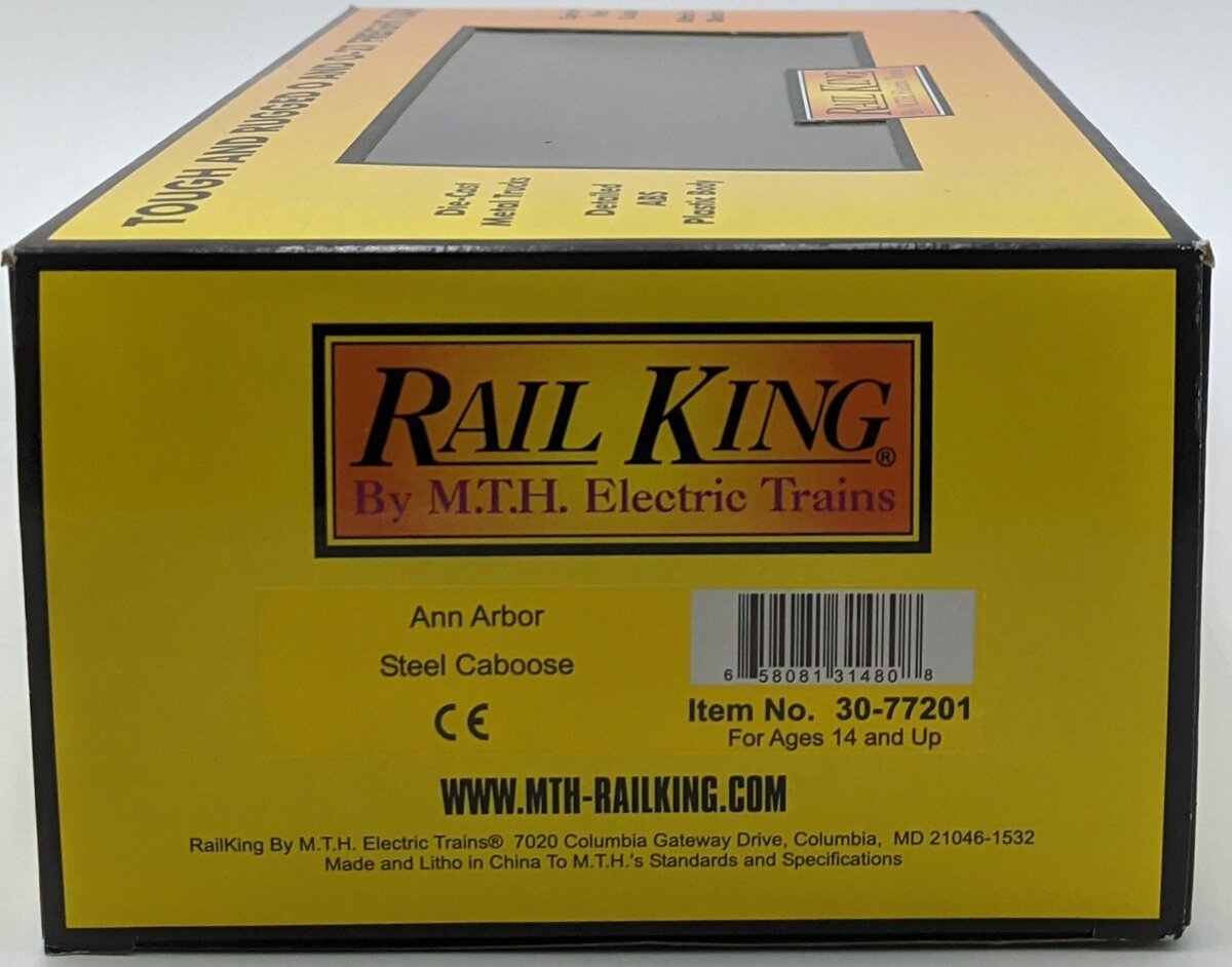 MTH 30-77201 O Ann Arbor Steel Caboose NIB