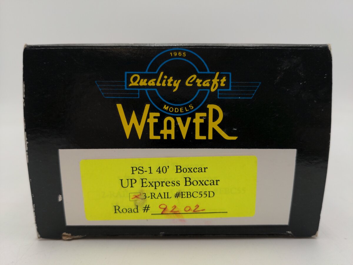 Weaver EBC55D Union Pacific Express PS-1 40' Boxcar - 3-Rail EX/Box