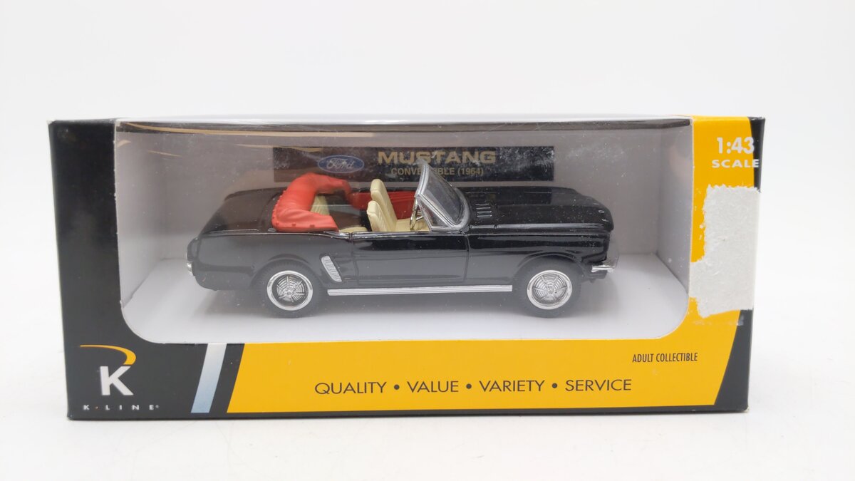 K-Line K-94634 1:43 Kruisers 1964 Ford Mustang Diecast Car LN/Box