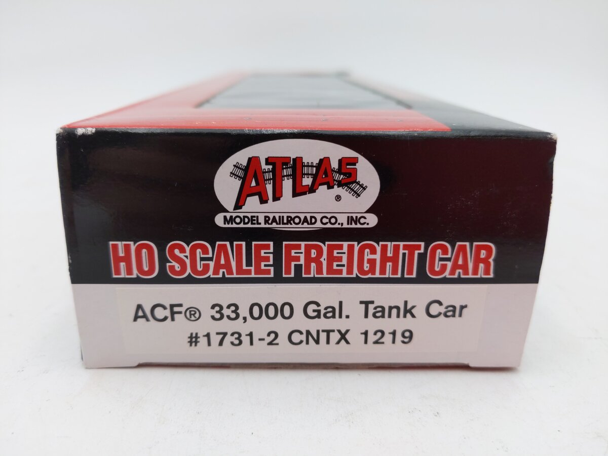 Atlas 1731-2 HO Scale CNTX ACF 33,000 Gallon Tank Car #1219 LN/Box