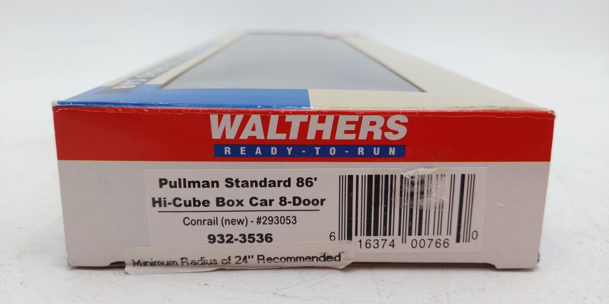 Walthers 932-3536 HO Conrail PS 86' Hi-Cube 8-Door Boxcar #293053 EX/Box